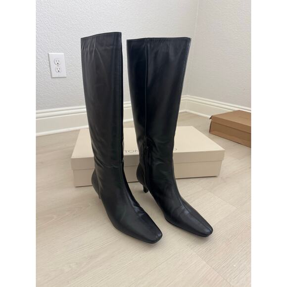 Tony Bianco Vixon Heeled Boot in Black Venice - Picture 5 of 13